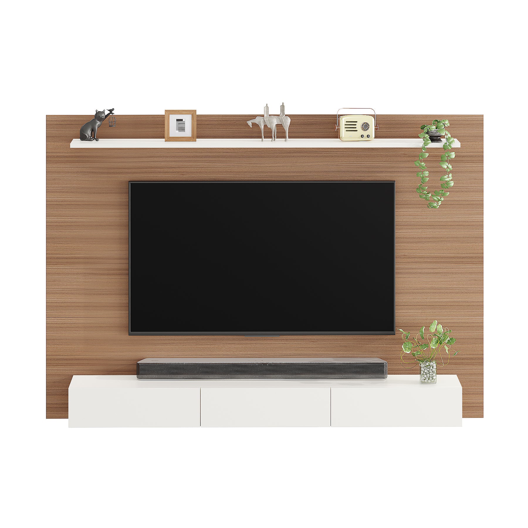 Laminor Tv Entertainment Unit, Cabinet, Showcase, Stand 55 Inch TV