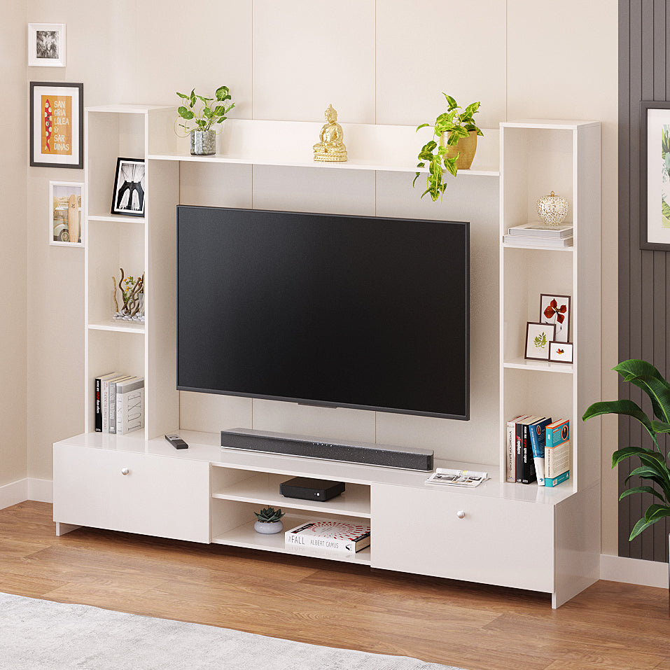 Fits up to 60” TVs (White)