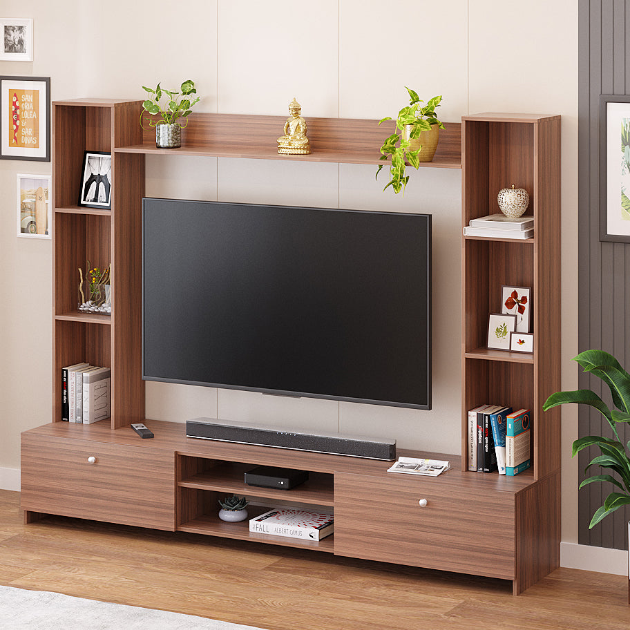 Fits up to 60” TVs (Exotic teak)