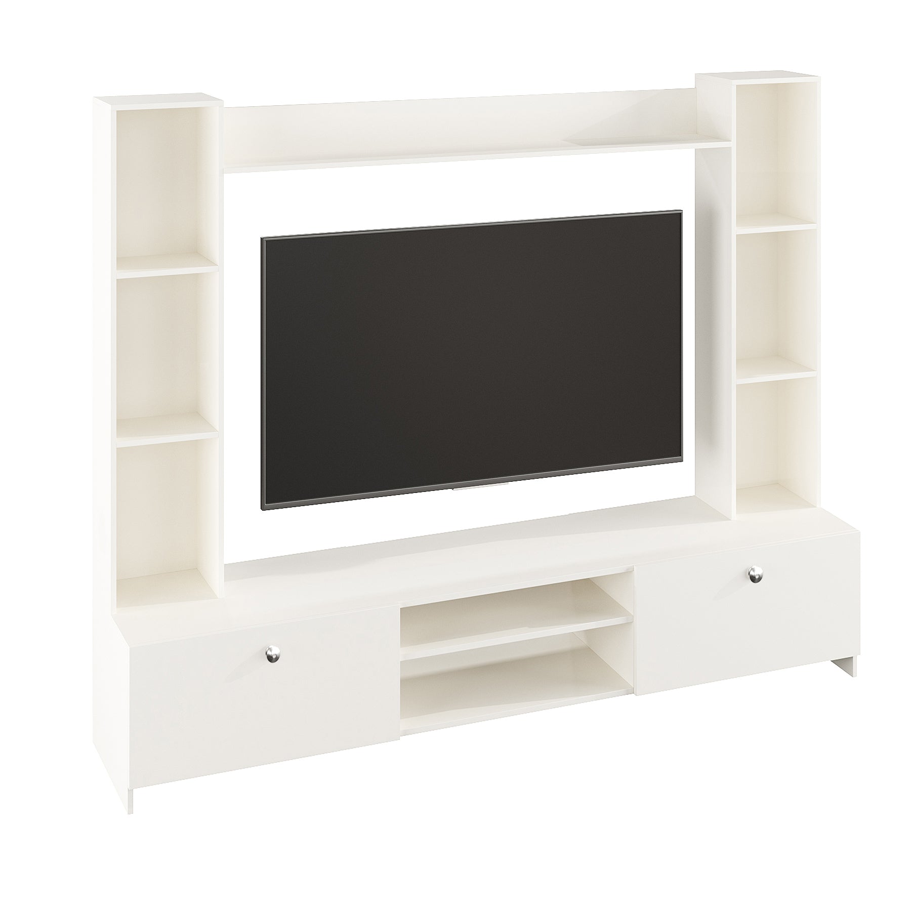 Fits up to 60” TVs (White)