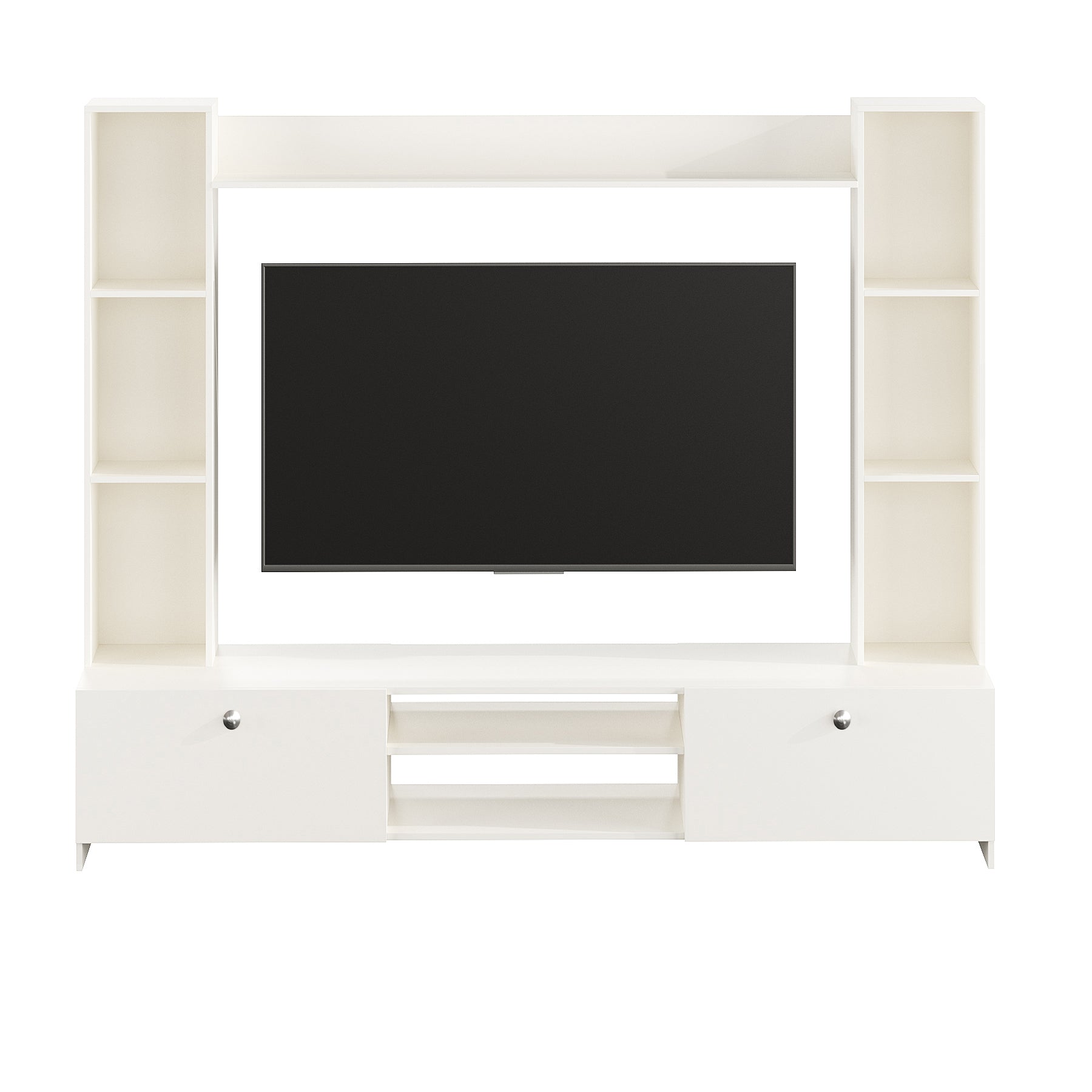 Fits up to 60” TVs (White)