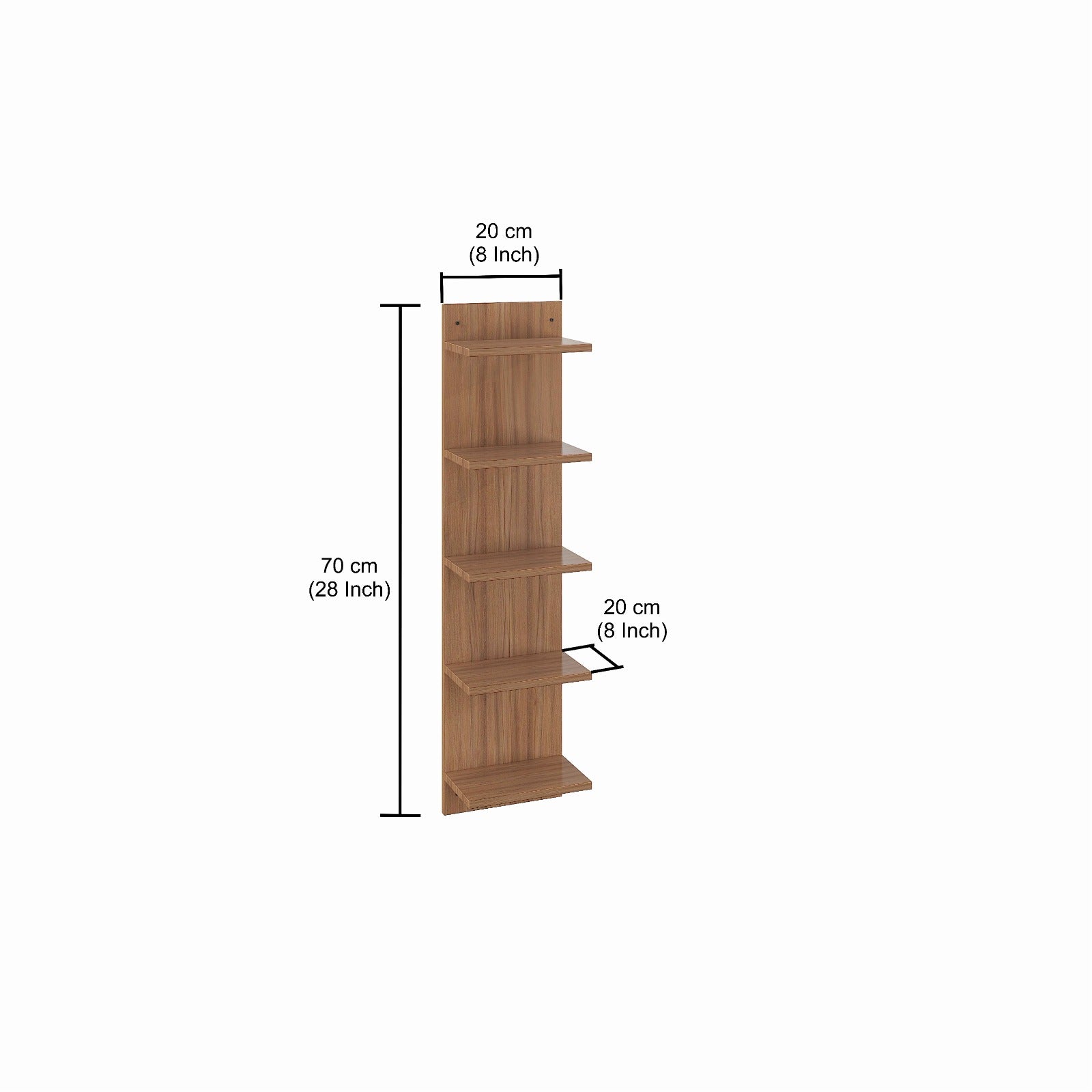 Sampller Multipurpose Wall Shelf Display Rack