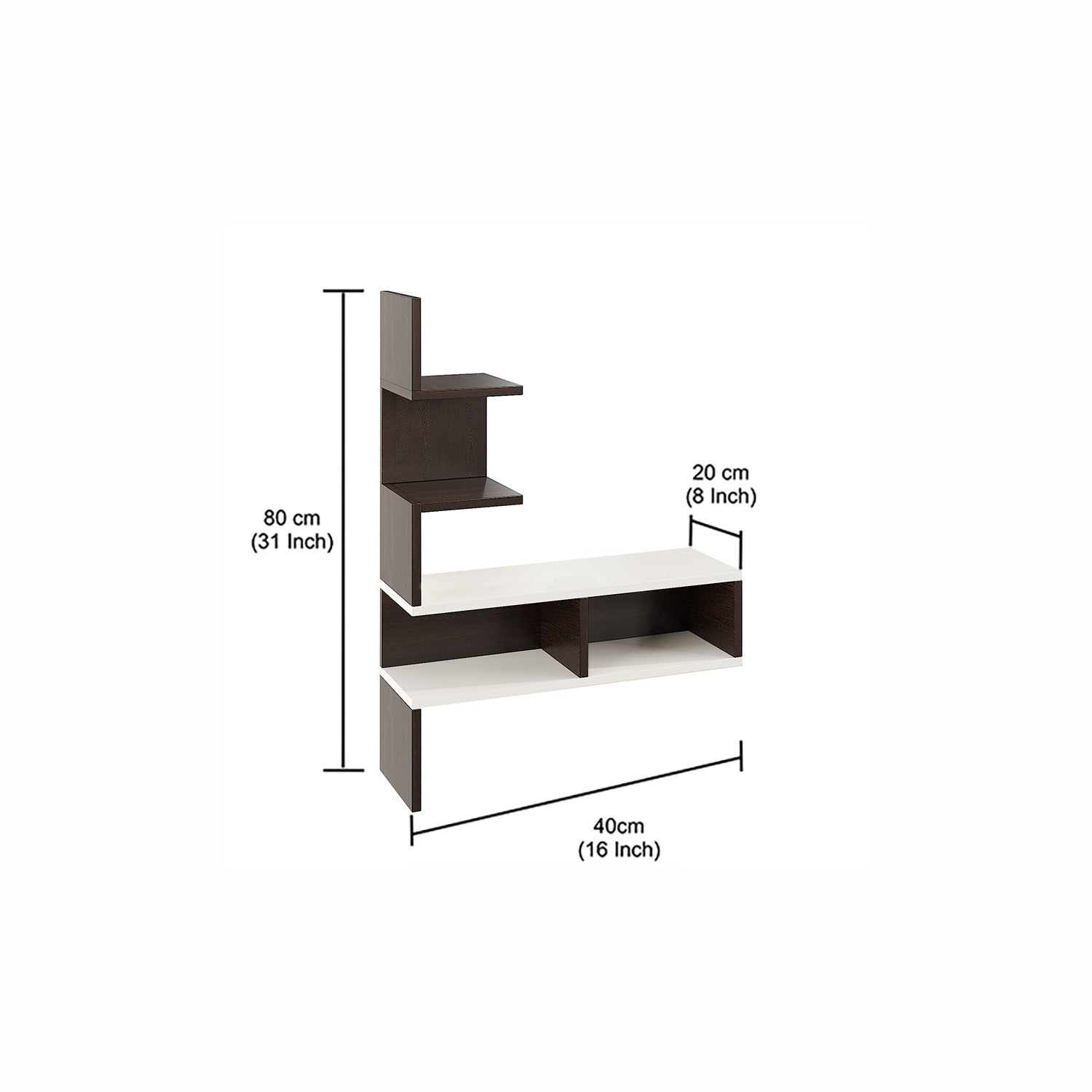 Vertika Multipurpose Wall Shelf Display Rack