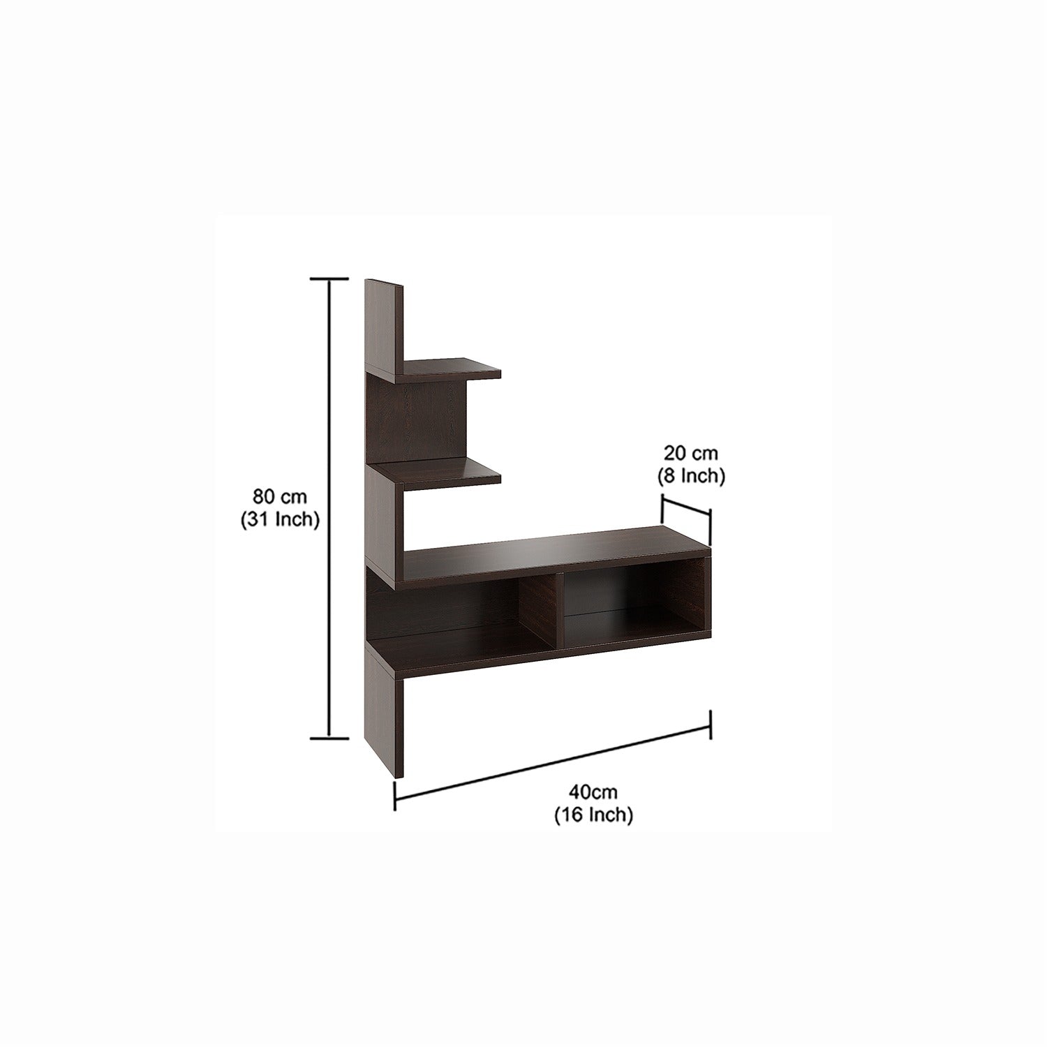 Vertika Multipurpose Wall Shelf Display Rack