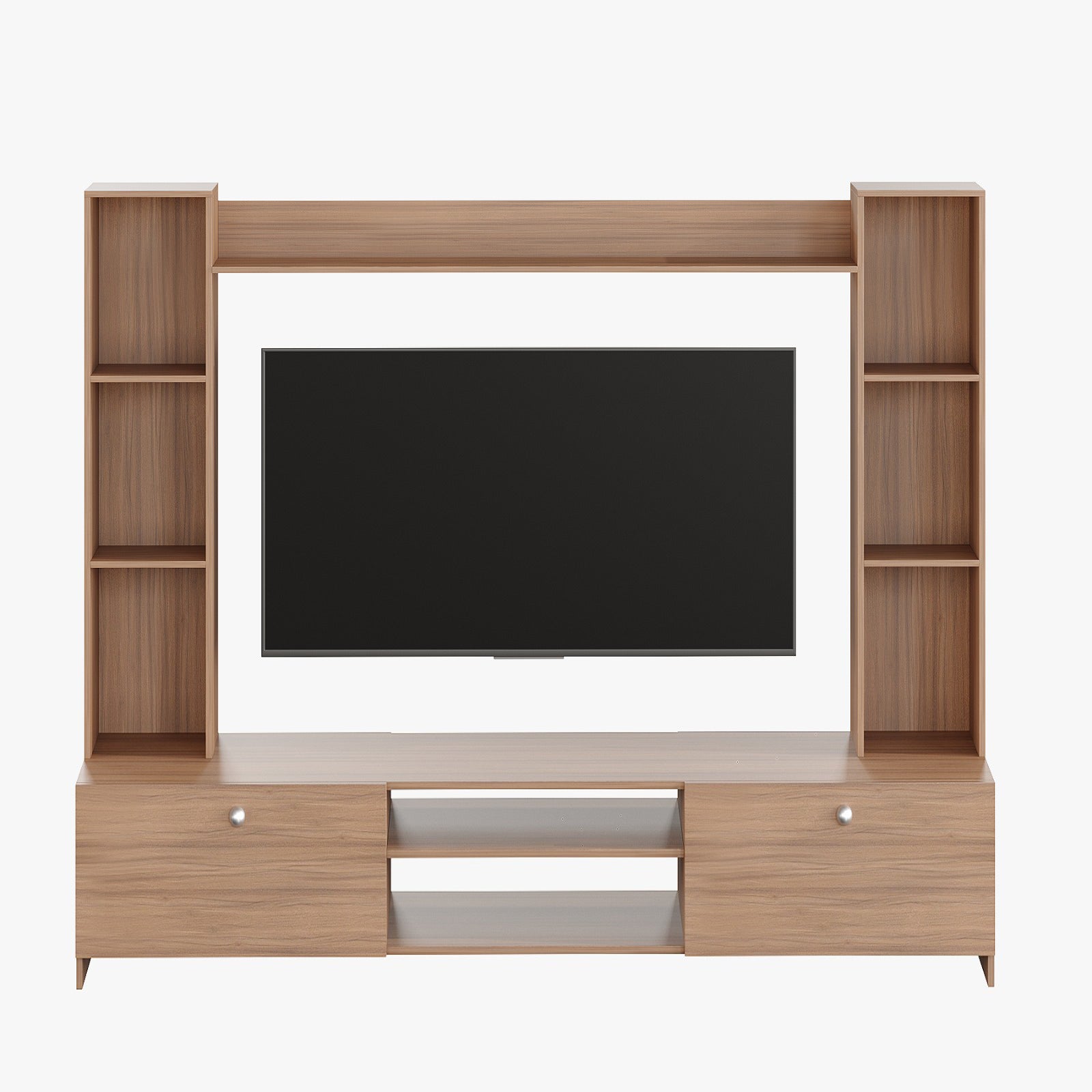 Fits up to 60” TVs (Exotic teak)