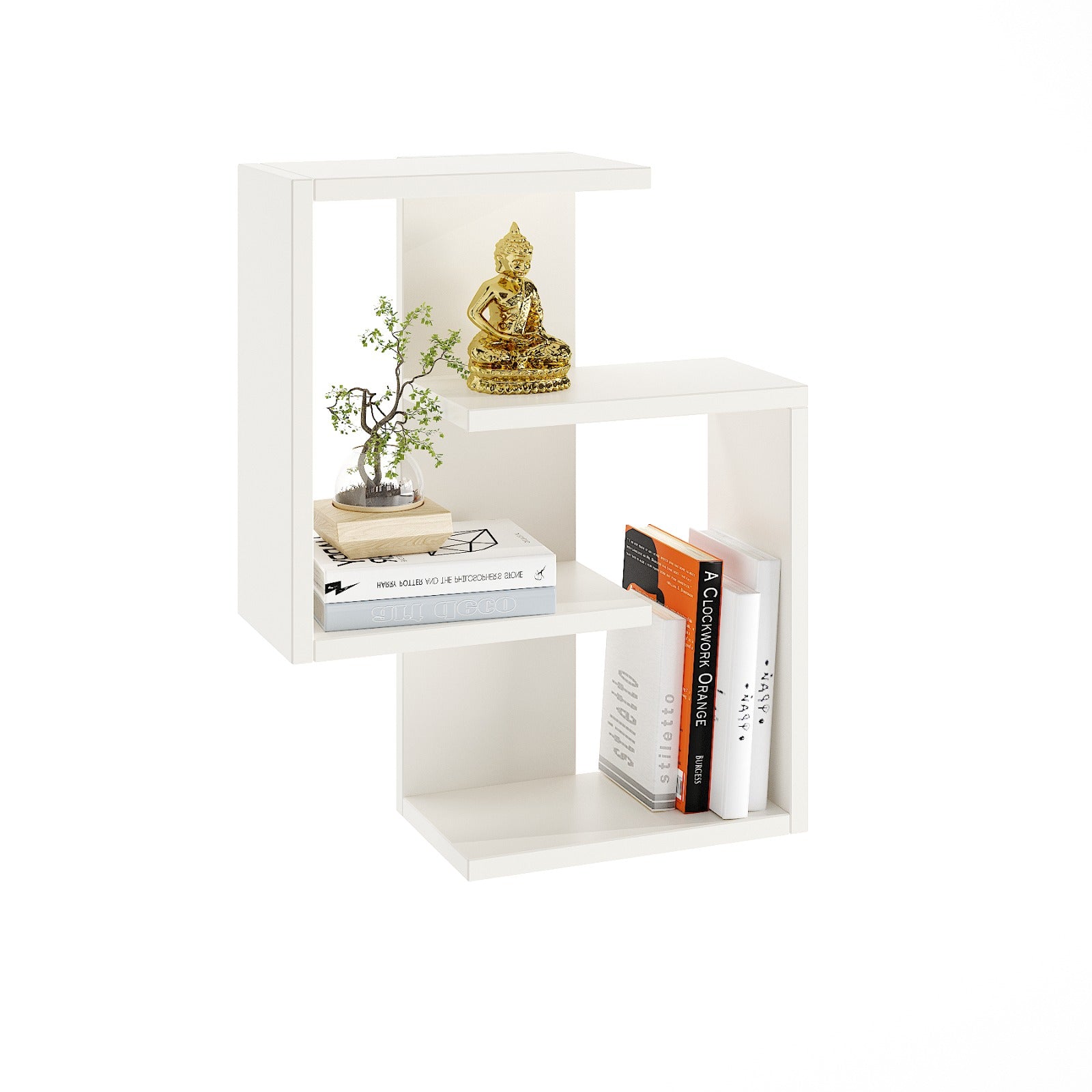 Adya Multipurpose Wall Shelf Display Rack