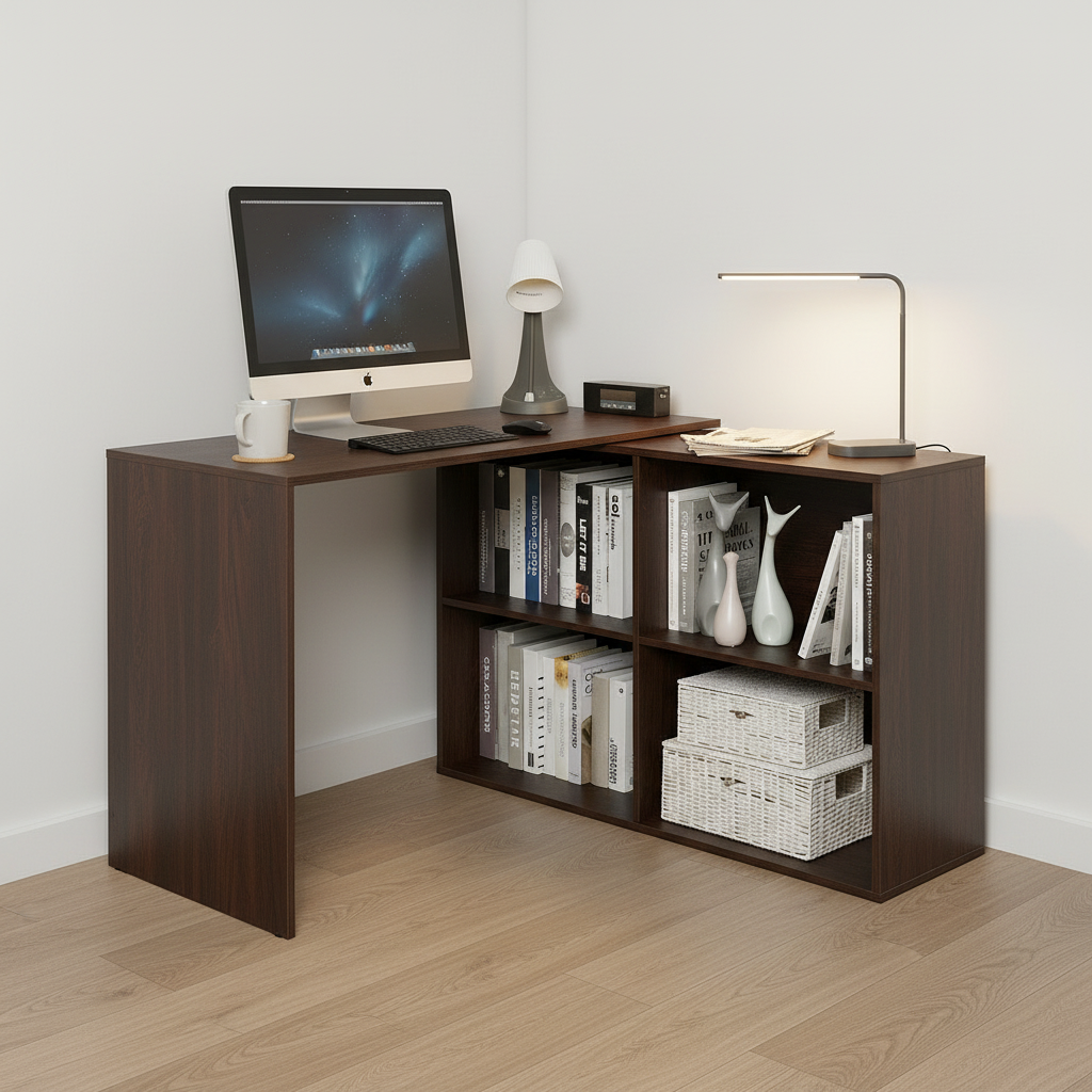 Floor-Standing Wooden Modern Study Table For Home – Furneaser Maggen