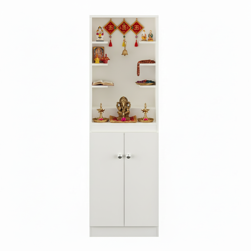 Floor-Standing Wooden Modern Temple For Home – Furneaser Adya