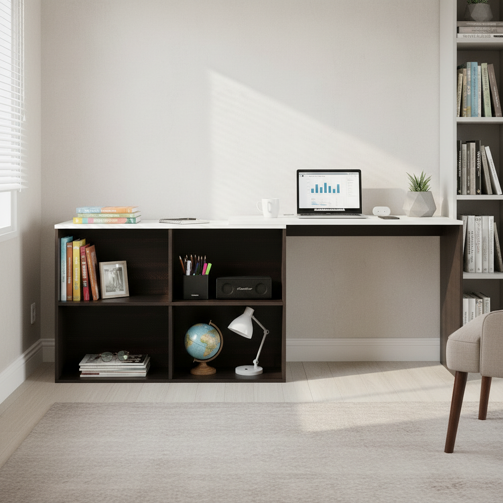 Study Table for Home Office with Storage - Maggen | Furneaser