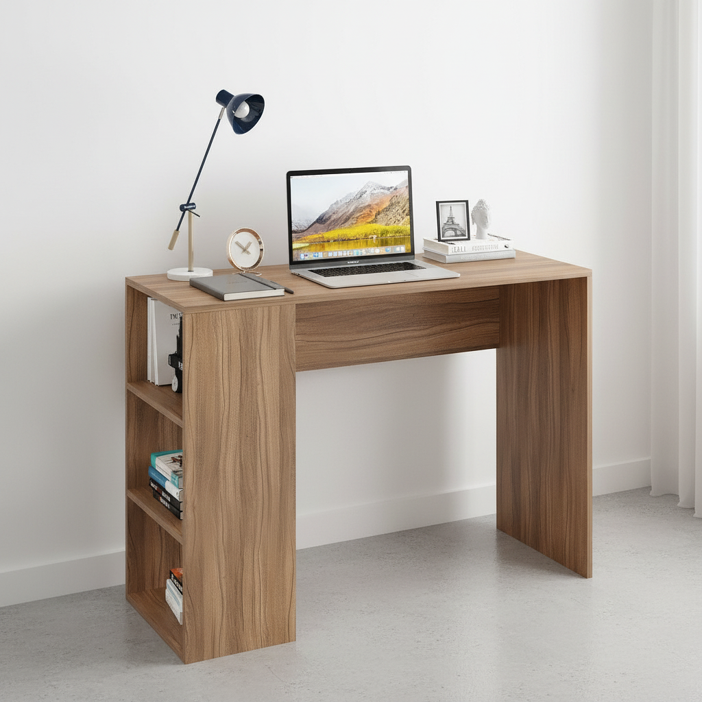 Lewis Study Table Furneaser Lexus Study Table for Students & Home Office, Wooden Compute