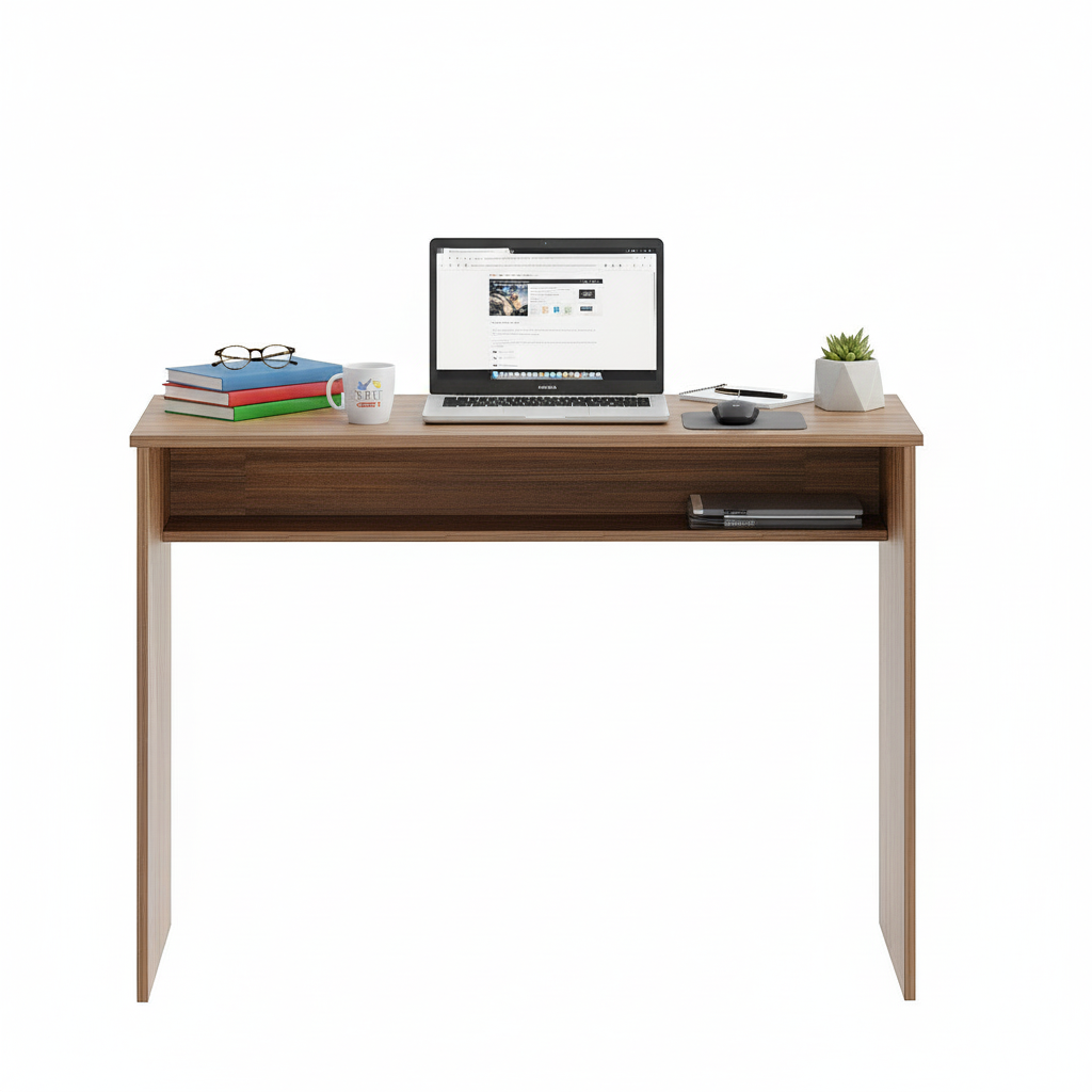 Floor-Standing Wooden Modern Study Table For Home – Furneaser Witely