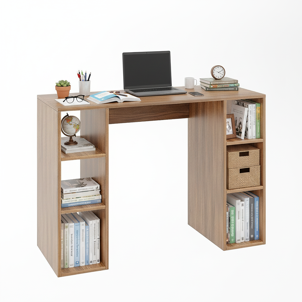 Homework Desktop Table Furneaser Skyler Study Table for Students & Home Office, Wooden Comput