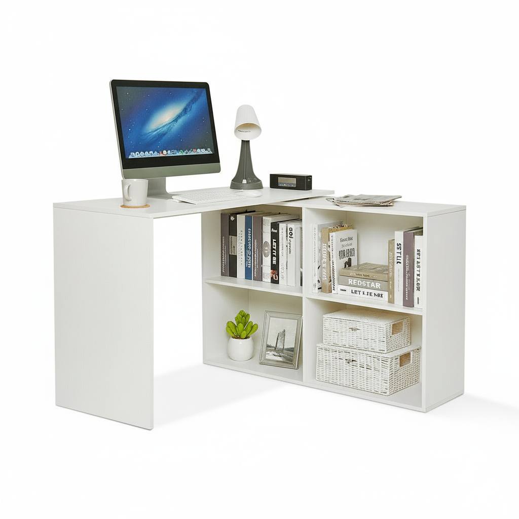 Floor-Standing Wooden Modern Study Table For Home – Furneaser Maggen