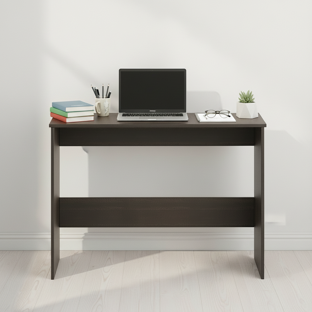 Floor-Standing Wooden Modern Study Table For Home – Furneaser Boris