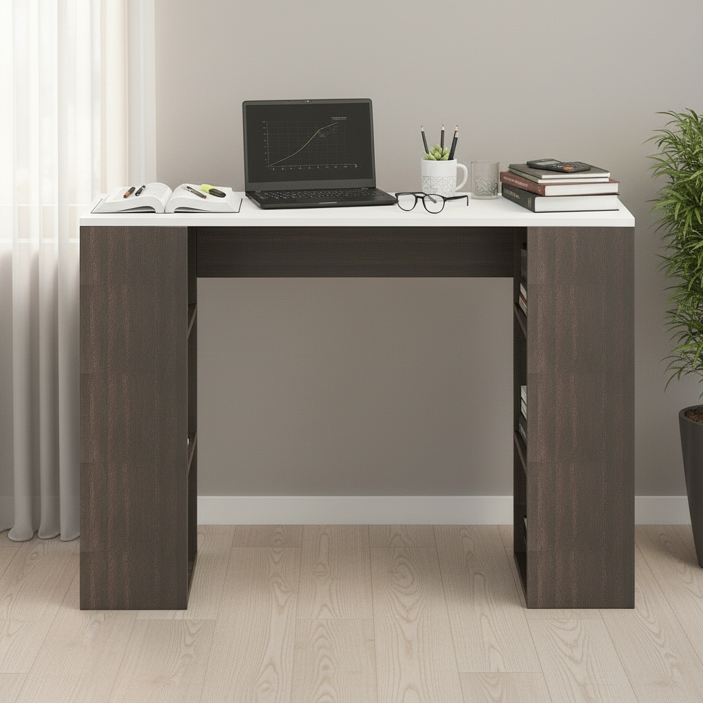 Floor-Standing Wooden Modern Study Table For Home – Furneaser Jade