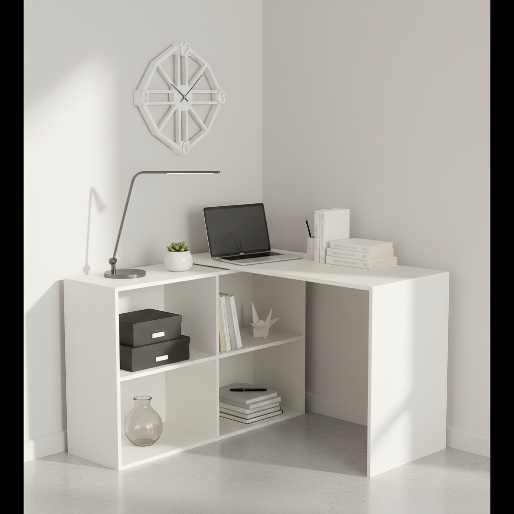 Floor-Standing Wooden Modern Study Table For Home – Furneaser Maggen
