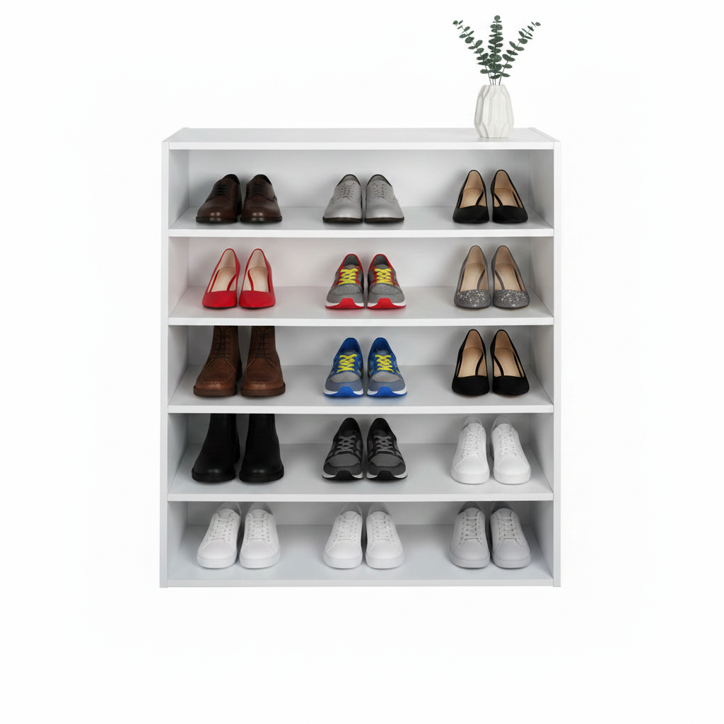 Shoe Racks Rona Floor-Standing Wooden Modern Shoe Rack For Home – Furneaser Lorena