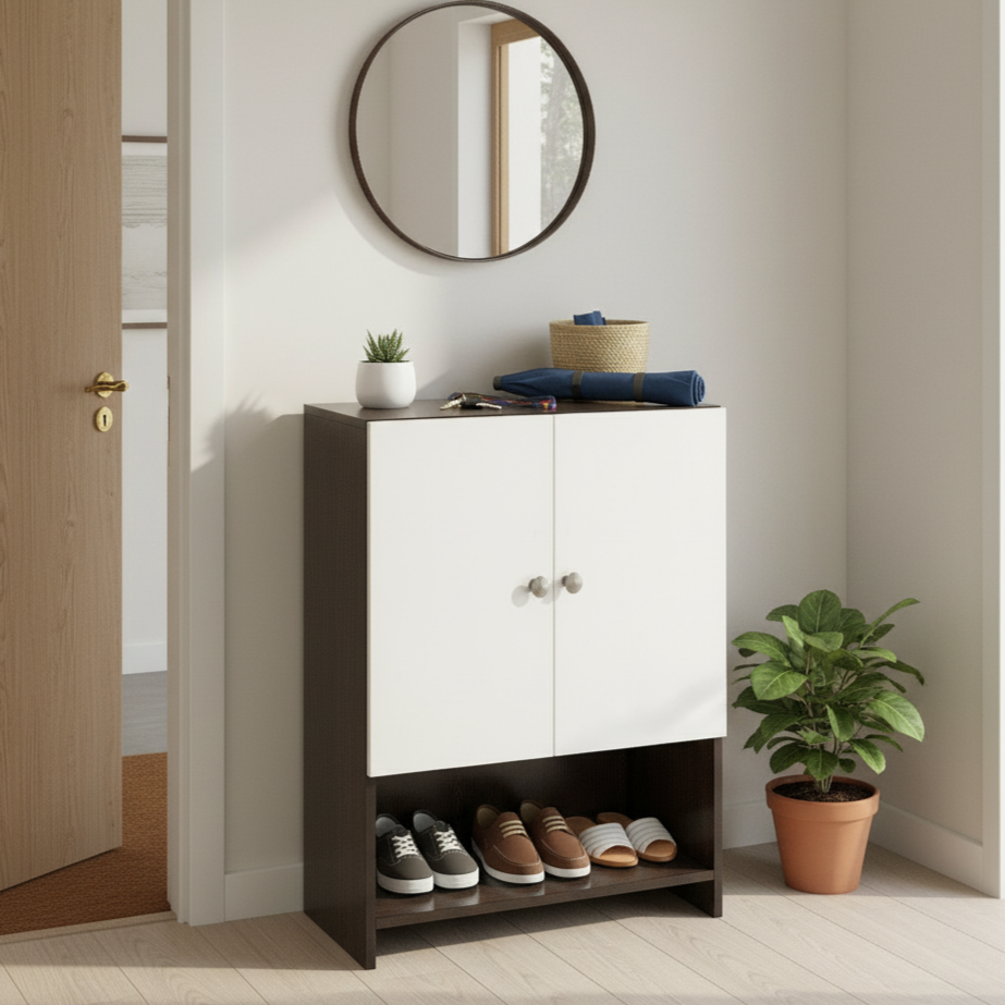 Floor-Standing Wooden Modern Shoe Rack For Home – Furneaser Arbor