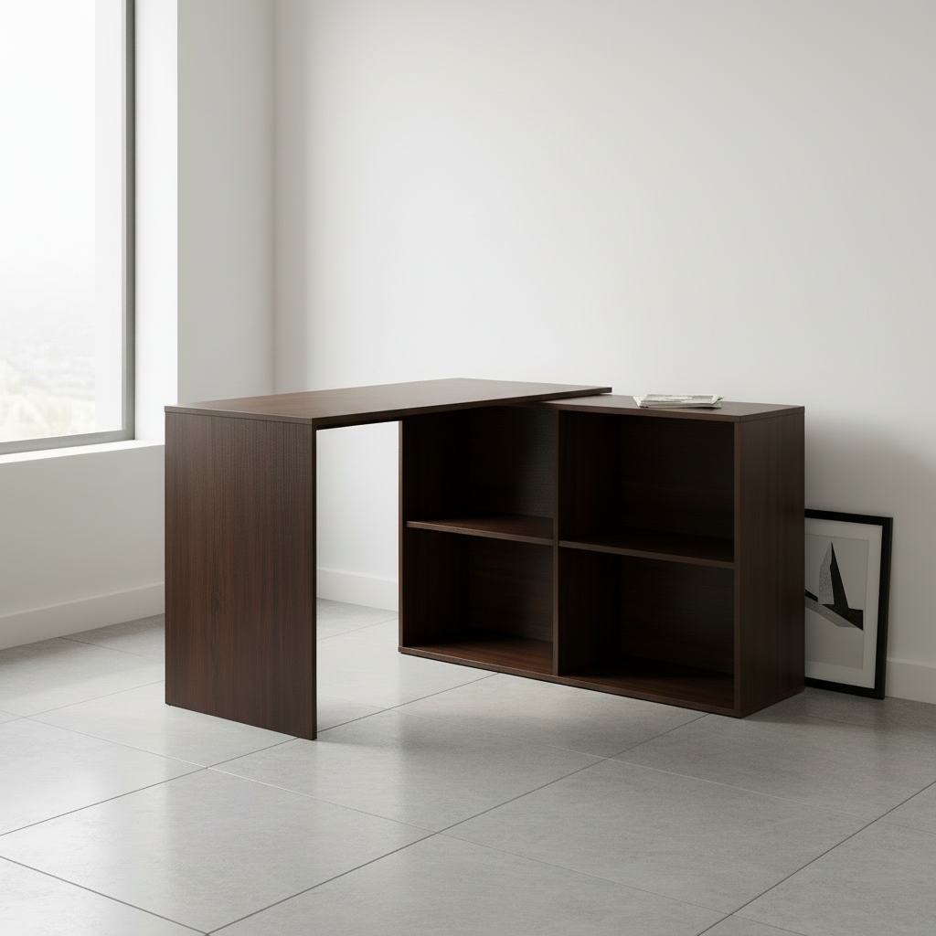 Floor-Standing Wooden Modern Study Table For Home – Furneaser Maggen