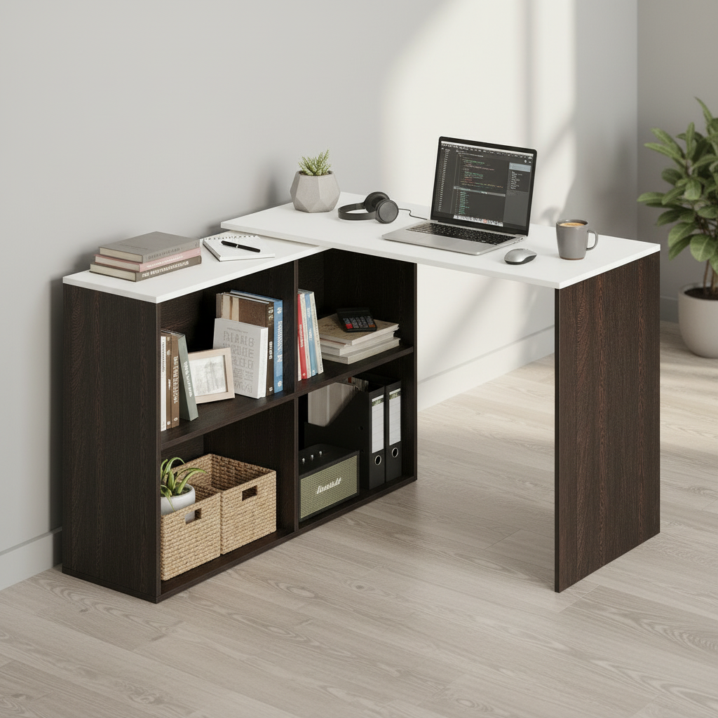 Study Table for Home Office with Storage - Maggen | Furneaser
