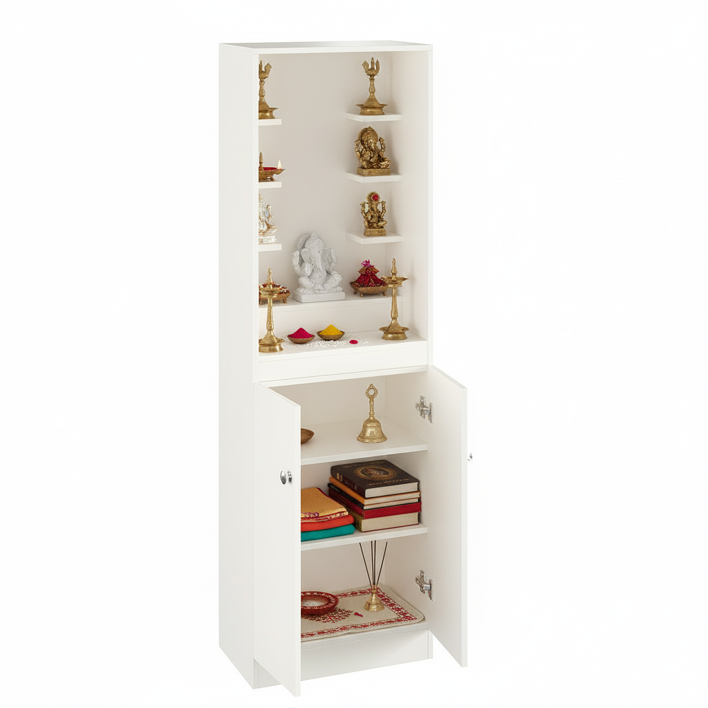 Floor-Standing Wooden Modern Temple For Home – Furneaser Adya