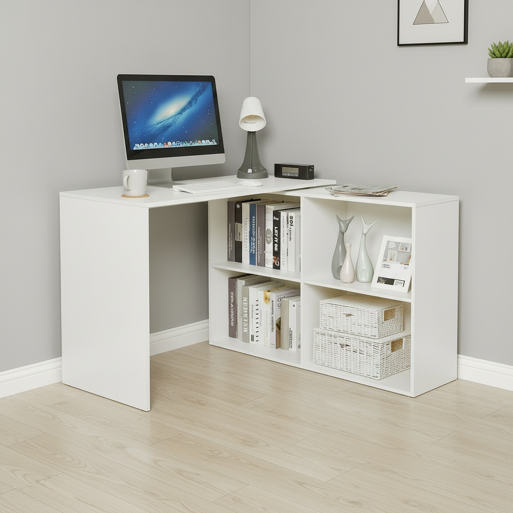 Floor-Standing Wooden Modern Study Table For Home – Furneaser Maggen