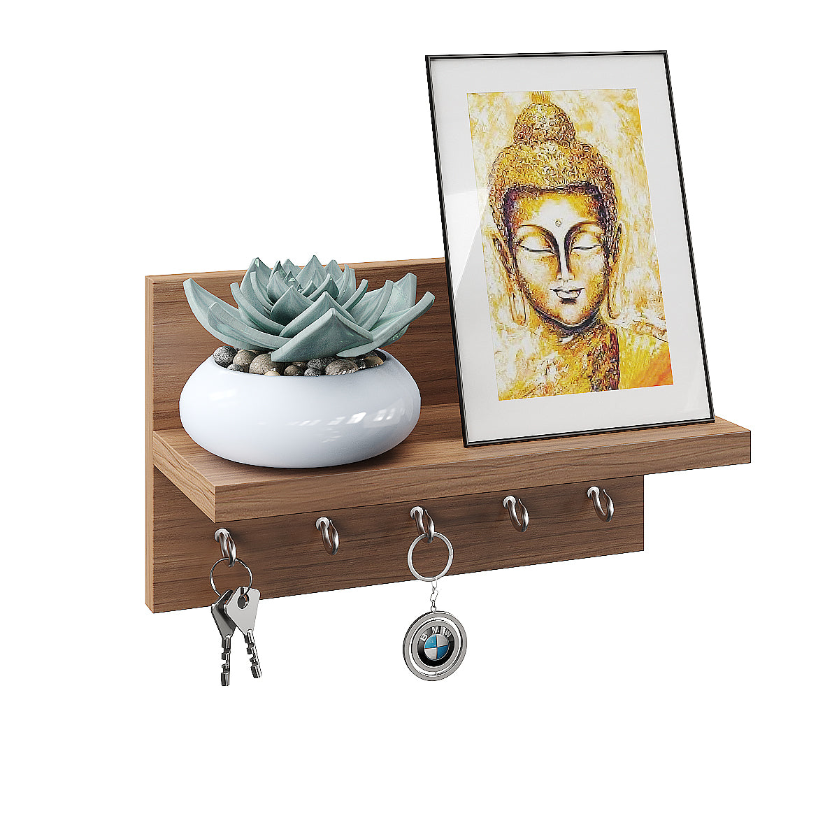 Krista Wall Hanging Key Chain Holder, Decorative Item (5 Keys)