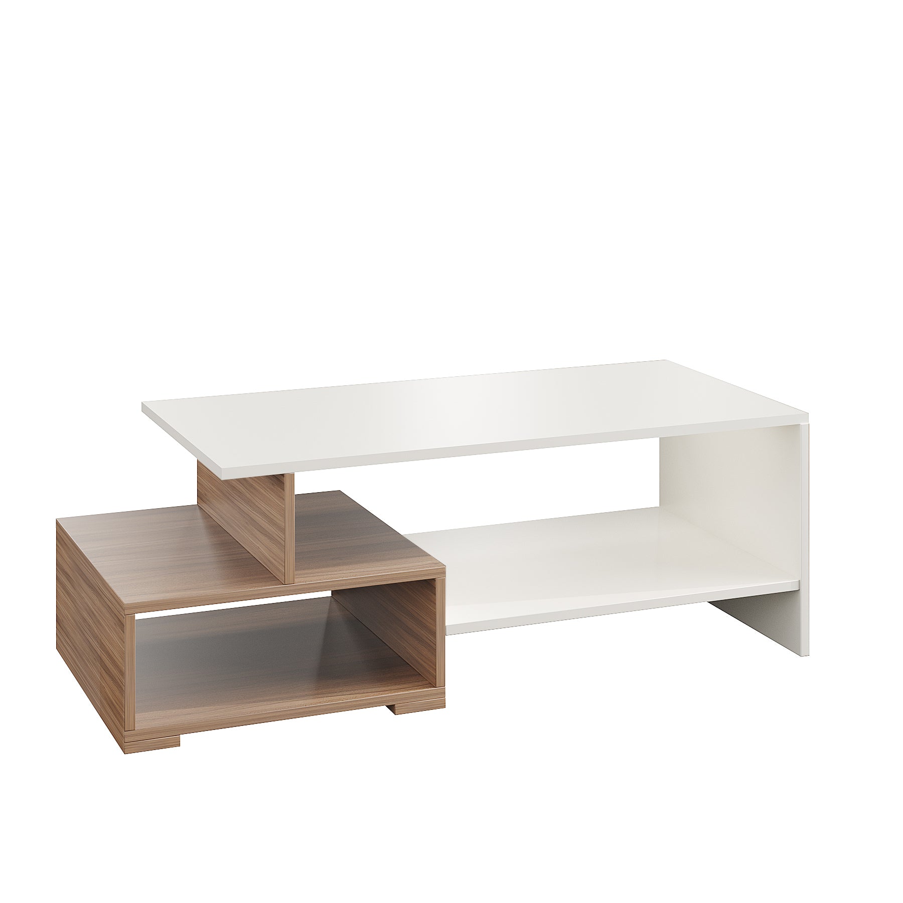 Allium Modern Coffee Table with Storage, Centre Table, Teapoy for Living Room