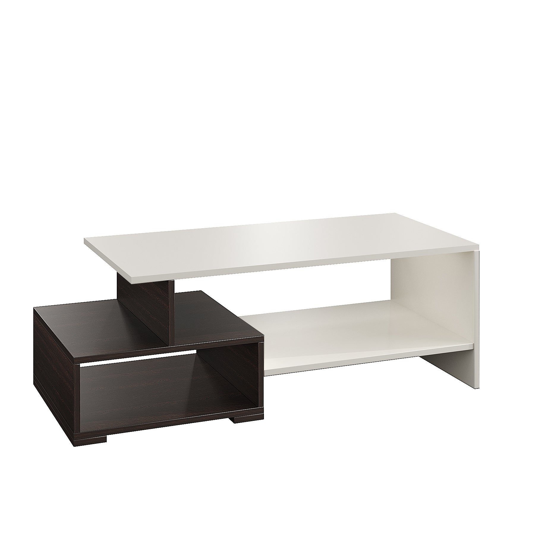 Allium Modern Coffee Table with Storage, Centre Table, Teapoy for Living Room