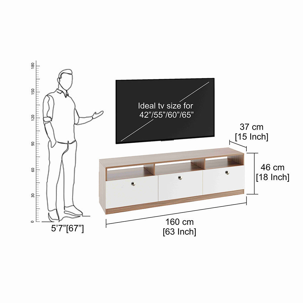 Mansor Tv Entertainment Unit, Cabinet, Showcase, Stand for 65 inch