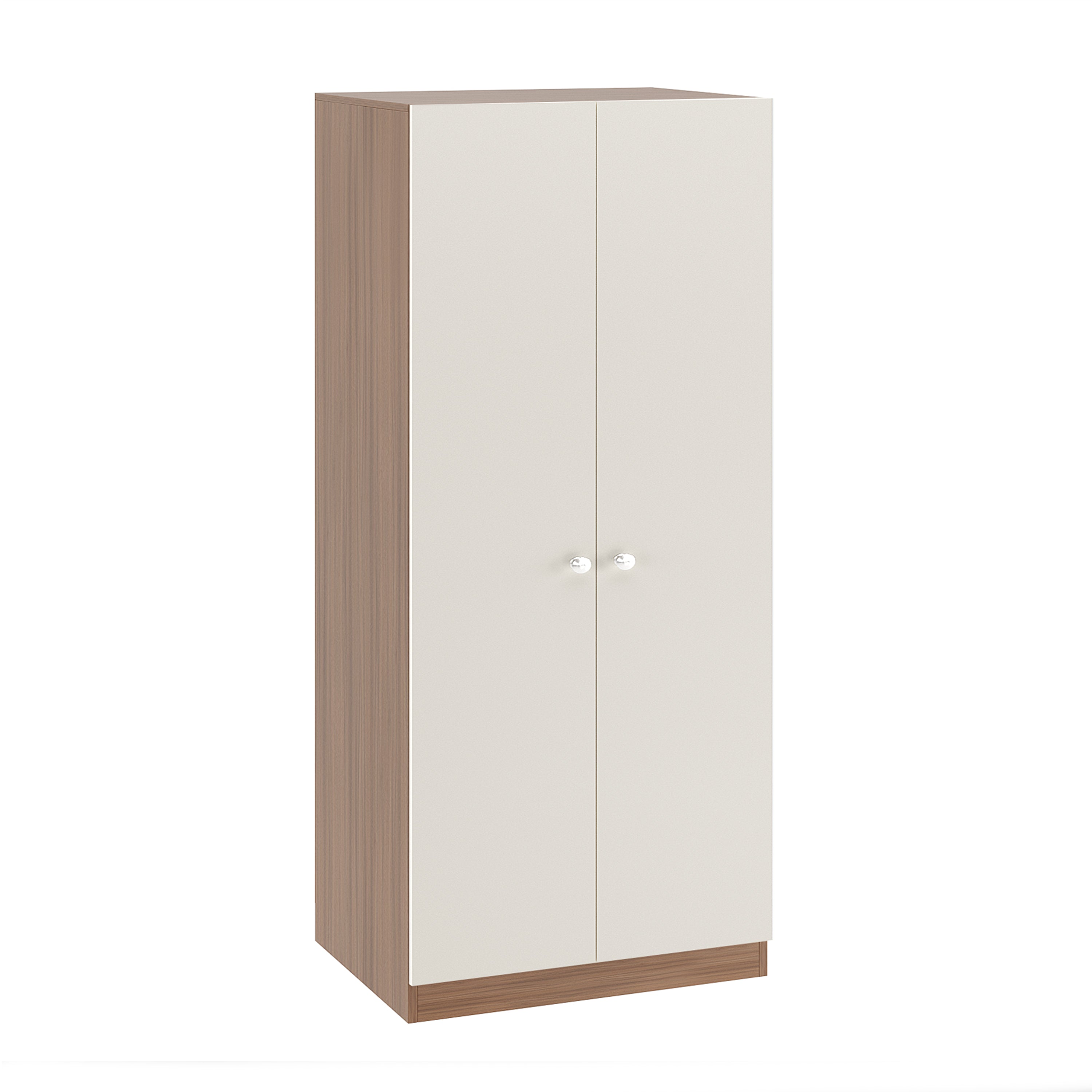 Fanciable 2 Door Wardrobe Almirah with Door for Clothes, Cabinet Closet Organizer, Cupboard for Bedroom Living Room