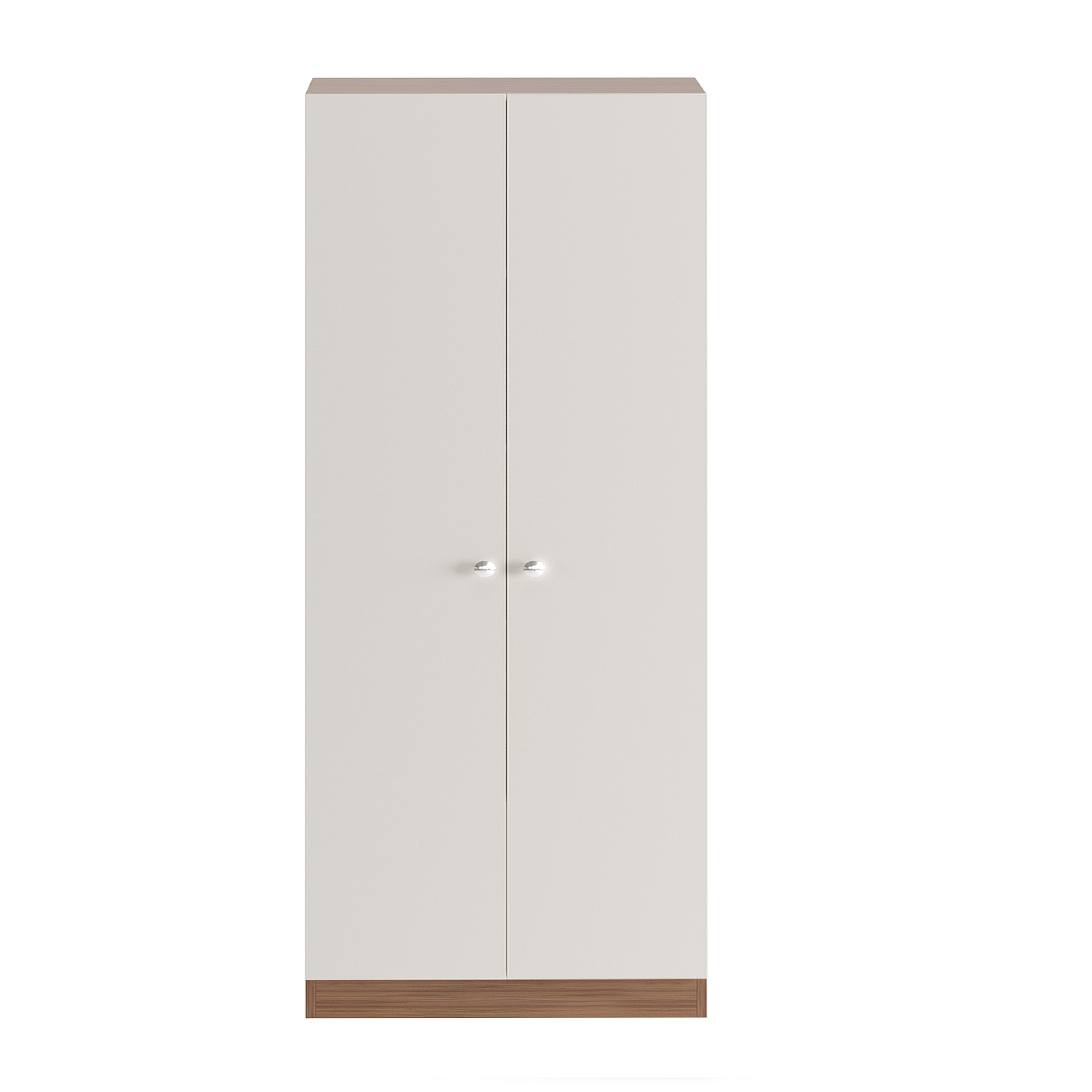 Fanciable 2 Door Wardrobe Almirah with Door for Clothes, Cabinet Closet Organizer, Cupboard for Bedroom Living Room