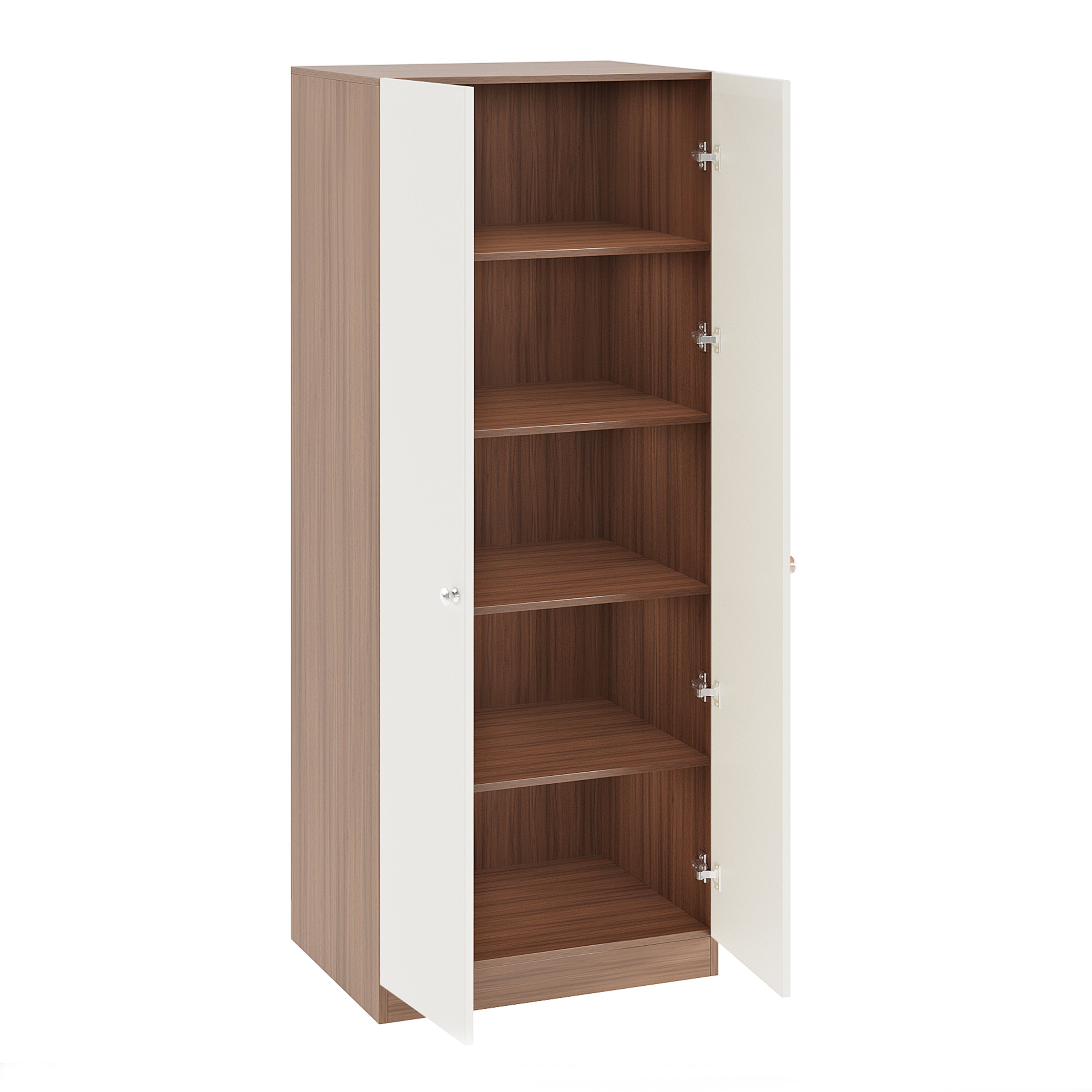 Fanciable 2 Door Wardrobe Almirah with Door for Clothes, Cabinet Closet Organizer, Cupboard for Bedroom Living Room