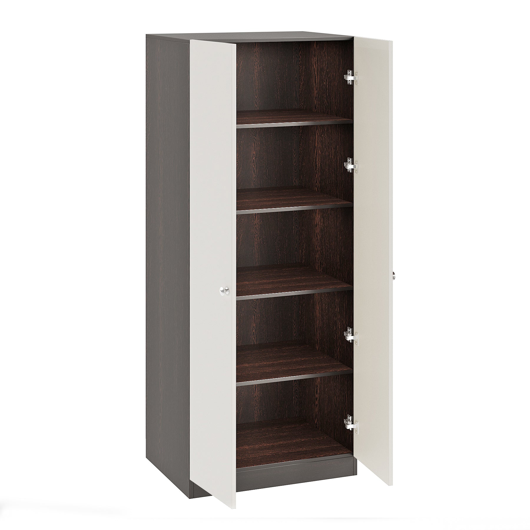 Fanciable 2 Door Wardrobe Almirah with Door for Clothes, Cabinet Closet Organizer, Cupboard for Bedroom Living Room
